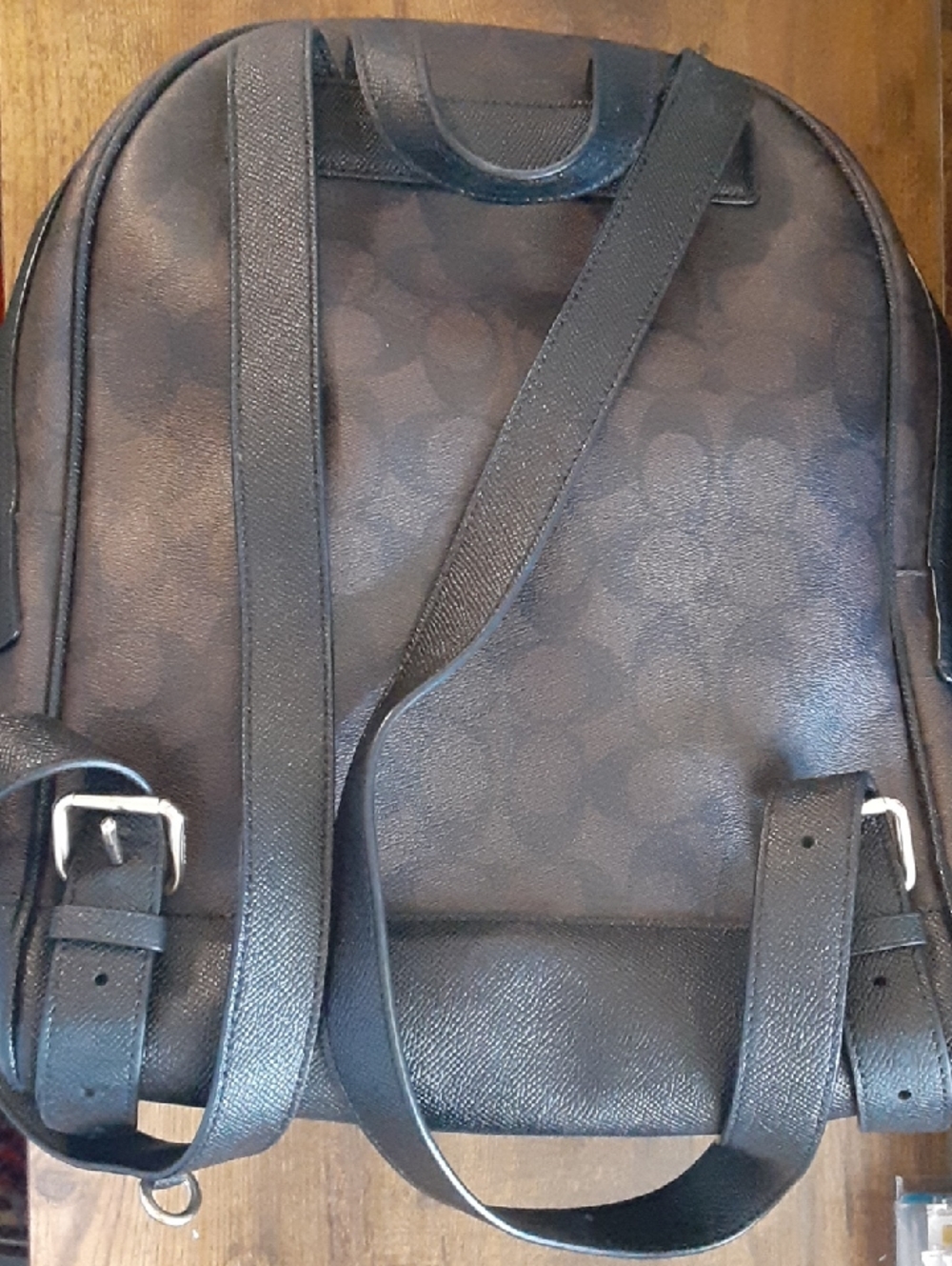 NWOT Coach Kenley Backpack Signature Canvas & Leather Brown/Black - Picture 6 of 11